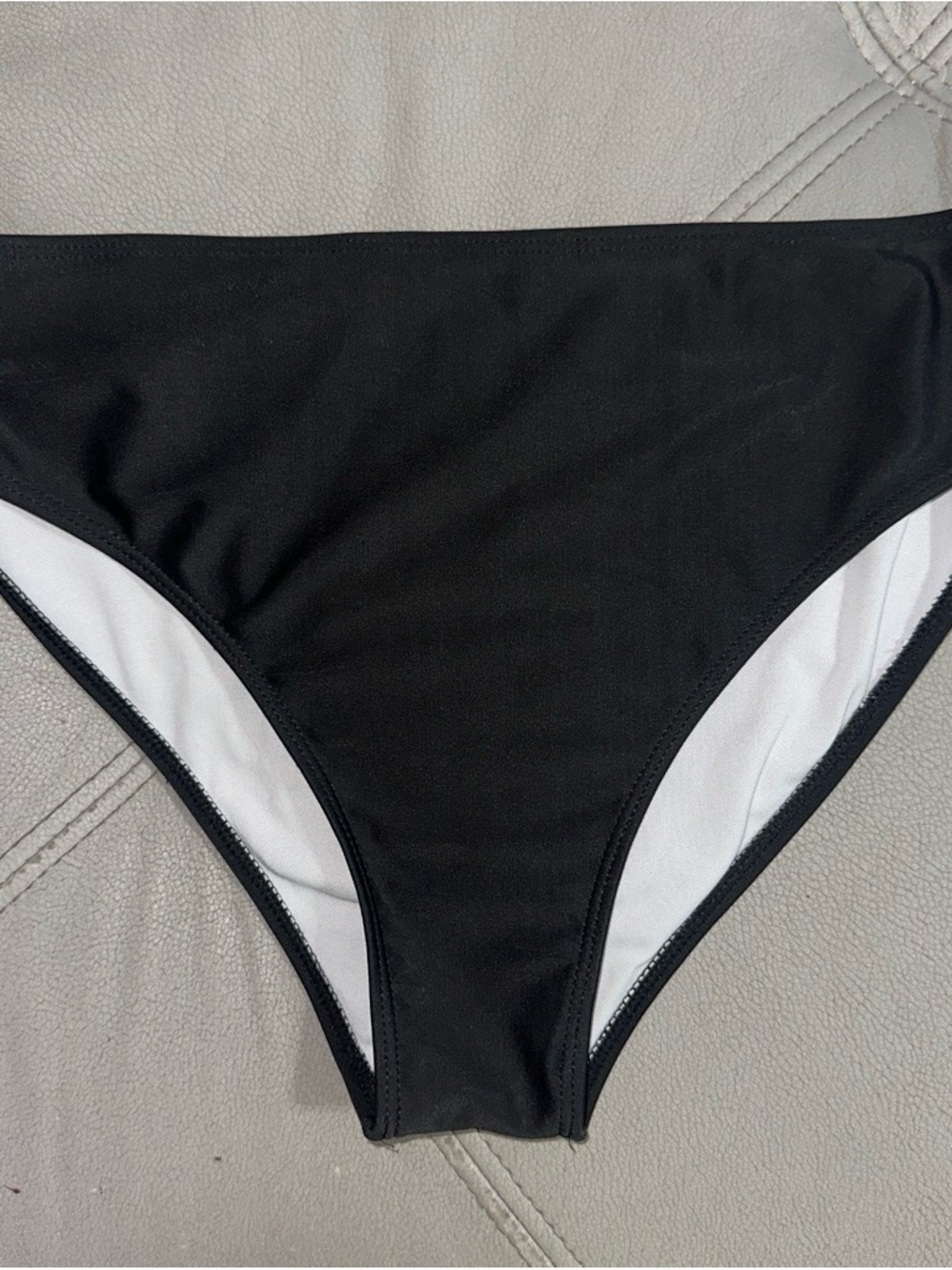 SHEIN Black High Waist Bikini Brief